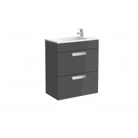 Тумба з умивальником Roca Debba A855905153 60 см. Anthracite