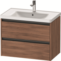Тумба + раковина Duravit Ketho.2 K2528307979+2236780000+005076000 80 см. Горіх