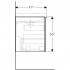 Geberit ACANTO 500.613.JL.2 Тумба під раковину 120 см.