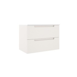 Тумба + раковина Devit Acqua 088173V (80 см.) ваніль