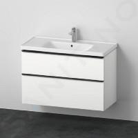 Тумба + раковина Duravit D-Neo DE012201818 100 см. Білий мат