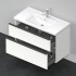 Тумба + раковина Duravit D-Neo DE012201818 100 см. Білий мат