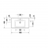 Тумба + раковина Duravit D-Neo DE012004949 100 см. матовий графіт