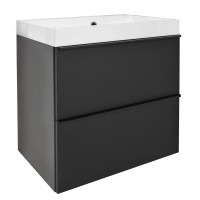 Тумба з умивальником Air-line Varna 60 см. Black