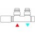Набір вентилів для рушникосушки Terma Set Of Valves WRZT5G2-CR