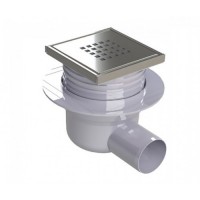 Трап решітка Prevex нерж. сталь CUBO 106*106 гор. d50 WDR-110-01-4402-01