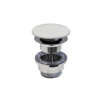 Донний клапан Catalano керамічний Push-open для умивальника без переливу, Satin cement (9050500023)