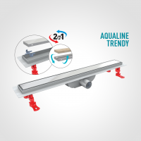 Душовий канал Valtemo Aqualine 80 см. VLD-601330.55