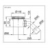 Сифон для піддону Styron STY-401-K