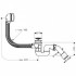 Сифон для ванни HANSGROHE Flexaplus 58143000