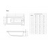 Ванна прямокутна Radaway Nea 160х70 см. WA1-02-160x070U+сифон HC31M-S1