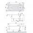 Villeroy & Boch LIBRA uBQ180LIB2V-01 Ванна прямокутна