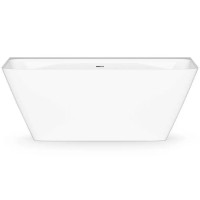 Ванна окремостояча Paa Quadro VAQUAWA/00 160х75 см. Білий глянець