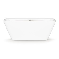 Ванна окремостояча Paa Quadro VAQUA/00 160х75 см. Білий глянець