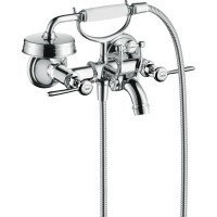 Змішувач настінний для ванни AXOR Montreux Lever з ручним душем, хром (16551000)