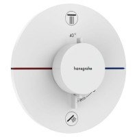 Термостат прихованого монтажу Hansgrohe ShowerSelect Comfort S на 1 функцію, Matt White (15553700)