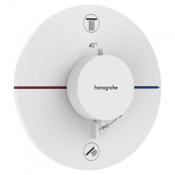 Термостат прихованого монтажу Hansgrohe ShowerSelect Comfort S на 1 функцію, Matt White (15553700)