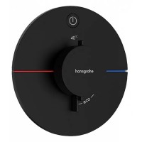 Термостат прихованого монтажу Hansgrohe ShowerSelect Comfort S на 1 функцію, Matt Black (15553670)