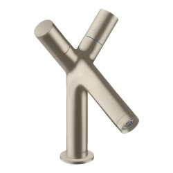 Змішувач AXOR Starck 130 Pin для умивальника, Brushed Nicel (10030820)