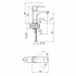 Змішувач для раковини Qtap Lipno QTLIPNO1023101CB Black Matt