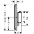 Зовнішня частина термостату Hansgrohe Showerselect Comfort E 15574000