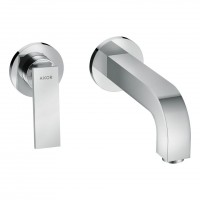 Змішувач для умивальника настінний AXOR Citterio 220 Lever, хром (39121000)