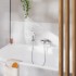 Grohe 1018140000 Cubeo Змішувач одноважільний для ванни з ручним душем, хром