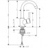 Змішувач для раковини HANSGROHE Talis S 32070000