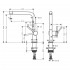 Змішувач для кухні Hansgrohe Talis M54 72840000