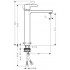 Змішувач для раковини HANSGROHE Metris S 31023000