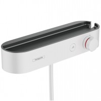 Термостат для душуHansgrohe ShowerTablet Select 412 мм, Matt White (24360700)