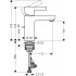 Змішувач для раковини HANSGROHE Metris S 31060000