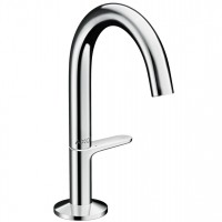 Змішувач для умивальника AXOR ONE Select 140 з донним клапаном push-open, хром (48010000)