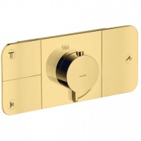 Термостат AXOR One на 3 споживача, Polished Gold Optic (45713990)