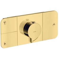 Термостат AXOR One на 3 споживача, Polished Gold Optic (45713990)