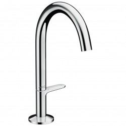 Змішувач для умивальника AXOR ONE Select 170 з донним клапаном push-open, хром (48020000)