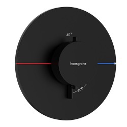 Термостат для душу Hansgrohe ShowerSelect Comfort S HighFlow, прихованого монтажу, Matt Black (15559670)