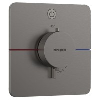Термостат прихованого монтажу Hansgrohe ShowerSelect Comfort Q на 1 функцію, Brushed Black Chrome (15581340)