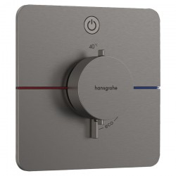 Термостат прихованого монтажу Hansgrohe ShowerSelect Comfort Q на 1 функцію, Brushed Black Chrome (15581340)