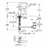 Змішувач для умивальника Grohe Essence 32628001/24174001