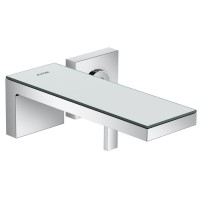 Змішувач для умивальника AXOR MyEdition 221 на 2 отвори, хром / дзеркальне скло (47062000)