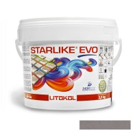 Затирка Litokol Starlike Evo 115 сірий шовк 2.5кг.