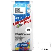 Затирка Mapei Ultracolor Plus 100 біла 2кг.