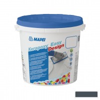 Затирка Mapei Kerapoxy Easy Design 0114 антрацит 3кг.